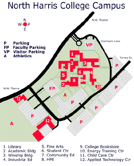 NHC Campus Map