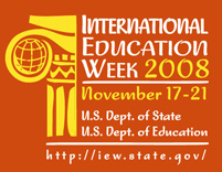 International Education Week 2008 Logo
